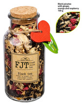 ORANGE RASPBERRY Black tea soaked in ginger juice 100g Gift Healthy FJT Vietnam - £17.83 GBP