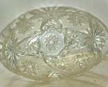 Anchor Hocking Pickle Dish EAPC Prescut Clear Star of David - $16.82
