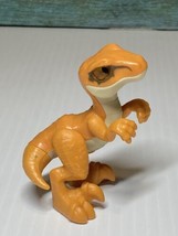Jurassic World Park Baby Raptor Orange Imaginext Dinosaur Mattel Figure - £4.01 GBP