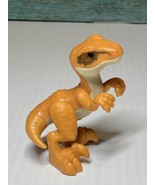 Jurassic World Park Baby Raptor Orange Imaginext Dinosaur Mattel Figure - £3.92 GBP