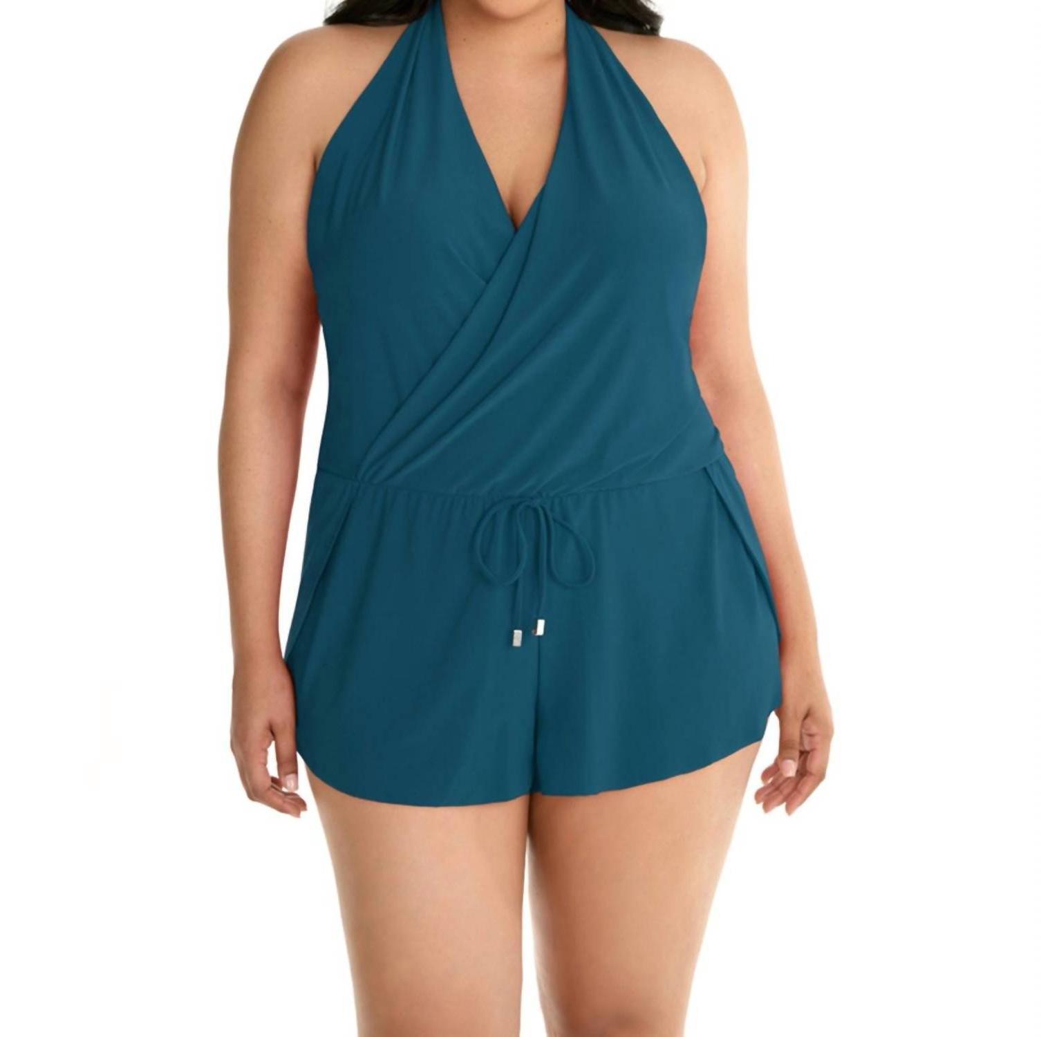 Magicsuit Plus Size Bianca Swim Romper One Piece Swimsuit Size 24W - $110.88