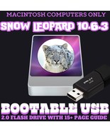 Mac OS Snow Leopard Bootable USB Flash Drive Installer Repair With Guide - $356.04 MXN