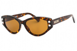 MOSCHINO MOS109/S 0086 70 Havana / Brown 55-16-140 Sunglasses New Authentic - £75.34 GBP