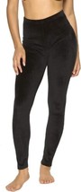 Felina Womens Ultra-Luxe Velour Leggings size Medium Color Black - £35.97 GBP