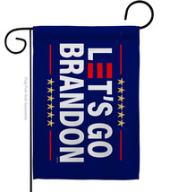 Let&#39;S Go Brandon Blue Garden Flag Political 13 X18.5 Double-Sided House ... - £15.94 GBP