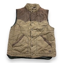 Legendary Whitetails Vest Mens Medium Puffer Quilted Work Hunting Western - $34.64