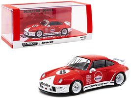 Porsche RWB 993 #8 &quot;Morelow&quot; Red and White &quot;RAUH-Welt BEGRIFF&quot; 1/43 Diecast Mode - $63.24