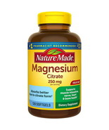Nature Made Magnesium Citrate Dietary Supplement 250mg 120 Softgels - $25.78 CAD
