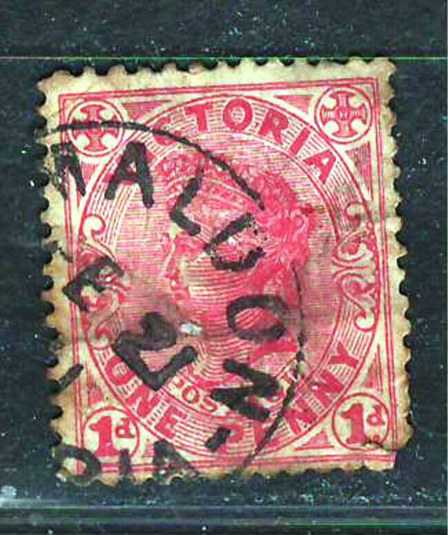 Primary image for VICTORIA AUSTRALIA 1911  Fine Used Stamp  1d  #3