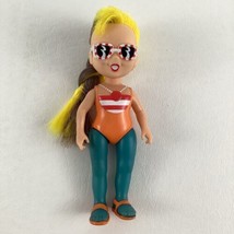 Hollywoods Water Doll Bath Mini 5&quot; Poppy Color Change Hair Vintage 1986 Tonka - $19.75