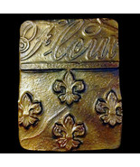 Fleur de Lys French Decorative Backsplash plaque finish Wall sculpture - $19.79