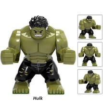1pcs Super Hero Hulk Marvel Avengers Infinity War Single Sale Minifigures Block - £5.49 GBP
