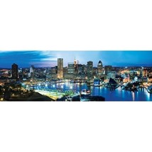 MasterPieces Cityscapes Panoramic Jigsaw Puzzle, Downtown Baltimore, Maryland, - £20.98 GBP