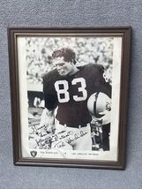 NFL Los Angeles Raiders Ted Hendricks Autographed Photograph #83 KG Foot... - $11.88