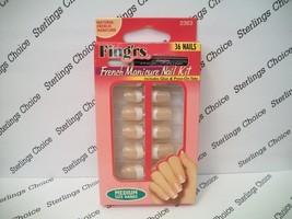 Fing&#39;rs French Manicure Nail Kit #2363 Medium Length French Natural - $16.55 CAD