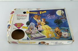 Complete Vtg Disney Beauty Beast Electronic Sounds Of Fun 3D Game - £54.36 GBP