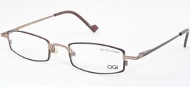 Ogi Mod. 2224 976 Brown /brown Steel Eyeglasses Glasses Metal Frame 45-20-135mm - £59.92 GBP