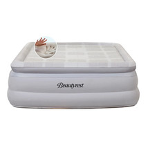 Air Mattress Bed Blow Up Inflatable Queen Size Built In Pump Portable For Guests - $146.99