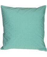 Pillow Decor - Caravan Cotton Turquoise 20x20 Throw Pillow (SE1-0001-08-20) - £24.07 GBP