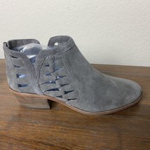 Vince Camuto Booties Size 8.5 (38) Ankle Boots Suede Shoes Color: Grey - £27.78 GBP
