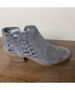 Vince Camuto Booties Size 8.5 (38) Ankle Boots Suede Shoes Color: Grey - £27.18 GBP