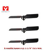 3x Tail Blade for G.T.Model QS8005 QS8006-008 QS 8006-2 RC Helicopter Sp... - $9.89