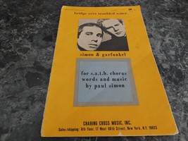 Bridge over Troubled Water Simon Garfunkel SATB - $2.80 CAD