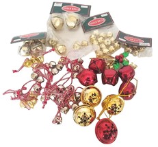 Jingle Bells Lot of Assorted Christmas Decor &amp; Crafts Vintage Various Sizes - £12.61 GBP
