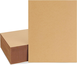 50-Pack Large Corrugated Cardboard Sheets for Mailers, 11X14 Flat Packaging Inse - £26.94 GBP