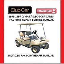 1995 CLUB CAR DS Gas / Electric Golf Cart Service Repair Manual - £15.73 GBP