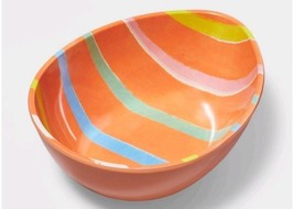 Four (4) ~ Spr!tz™ ~ Melamine ~ Egg Shaped ~ 13.5 Oz. ~ ORANGE ~ Melamin... - $647.83 MXN