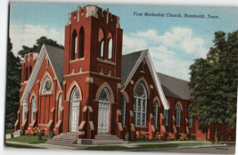 Humboldt, Tennessee TN ~ First Methodist Church  1940s - £3.93 GBP