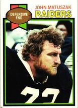 1979 Topps John Matuszak #108 Oakland Raiders - £1.55 GBP