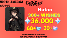 Genshin Impact | Hu Tao, 36000 Gems, 300+ Wishes | North America Hu tao-show ... - £29.17 GBP