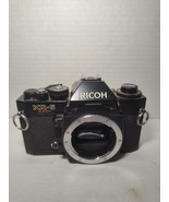 Ricoh KR-5 Super Film Camera Body Only with Vivitar Flash - UNTESTED/PAR... - $23.75