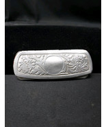 Antique ca. 1909 Art Deco Art Nouveau Detailed Metal Eye Glass Case Holder - $37.18