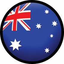 Aussie Flag Spare Tire Cover ANY Size, ANY Vehicle,Trailer, Camper RV - £89.02 GBP