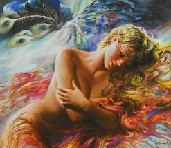 Arkady Ostritzky-&quot;Embrace&quot;-Ltd Edition Serigraph/Canvas/Hand Signed/Numbered/LOA - £327.95 GBP
