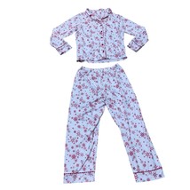 American Girl Warm Wishes Two Piece Pajama Set Girls Red White Gold XL (18/20) - $32.38