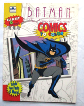 Batman Comics to Color Coloring Book 1992 Golden Unused 6 Panel Foldout 48 x 11 - £7.09 GBP