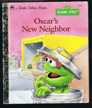 ORIGINAL Vintage 1992 Sesame Street Oscar&#39;s New Neighbor Golden Book  - £7.73 GBP