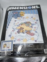 Vtg Dimensions Stamped Cross Stitch Twinkle Twinkle Quilt SEALED - $35.00