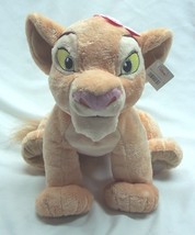 Disney Store The Lion King Soft Nala Lion W/ Flower 12&quot; Plush Stuffed Animal New - £31.65 GBP