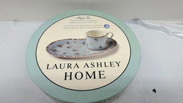 Laura Ashley Bone China High Tea Set Of 2 Mugs And Plates Original Box  2004 - £15.53 GBP