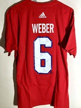 adidas  NHL T-Shirt Montreal Canadiens Shea Weber Red sz S - £6.75 GBP