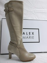 Alex Marie Size 5.5 M Divah Slate Leather Knee High Boots New Womens Shoes - £92.10 GBP