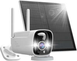 Security Cameras Wireless Outdoor Solar Powered with AI Detection, 2K Color Nig - £124.99 GBP