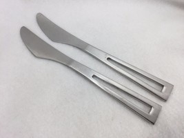 2 Vintage Aperto Dinner Knife Supreme Cutlery Towle Stainless Steel 2140... - $41.79