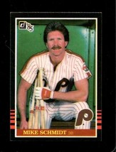 1985 Donruss #61 Mike Schmidt Nmmt Phillies Hof - £3.51 GBP