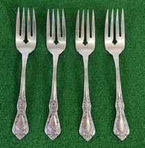 4 Oneida Distinction Deluxe HH Stainless Flatware Kennett Square Salad F... - $14.84